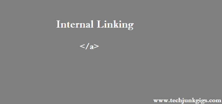 Internal linking