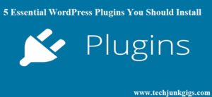5 Essential WordPress Plugins You Should Install
