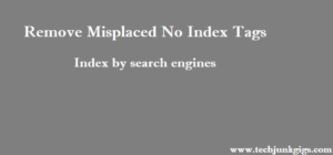 No index