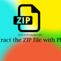 Extract-the-Zip-file-with-PHP